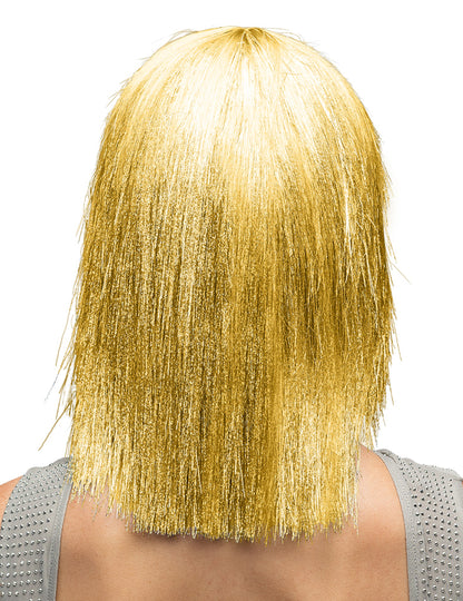 Perruque irisée dorée femme