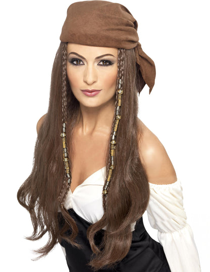 Ženska dolga gusarska lasulja