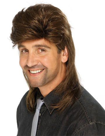 Moška rjava mule lasulja