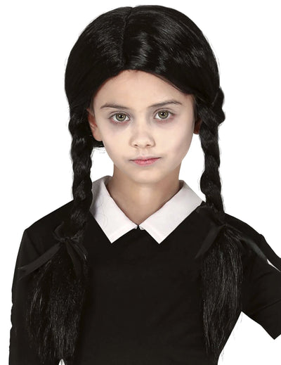 Perruque avec couettes pour fille noire
