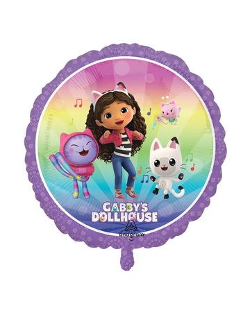 Majhen aluminijast balon Gabby in čarobna hiša™ 22 cm 