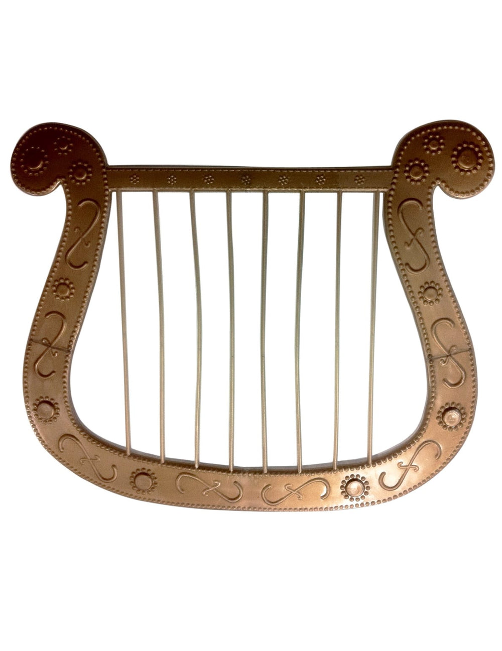 Petite harpe d'ange pour adulte dorée
