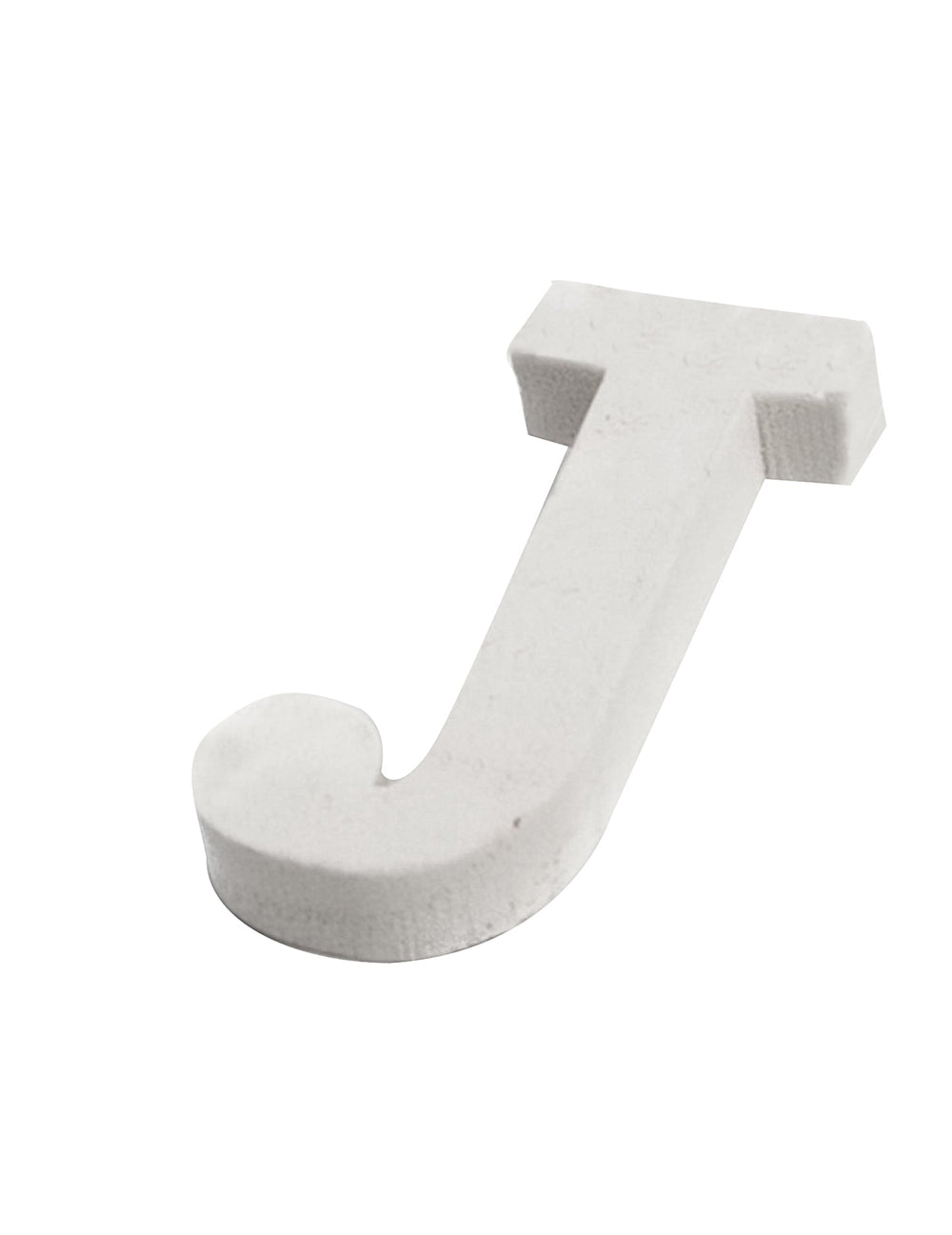 Petite lettre j pour décoration bois blanc