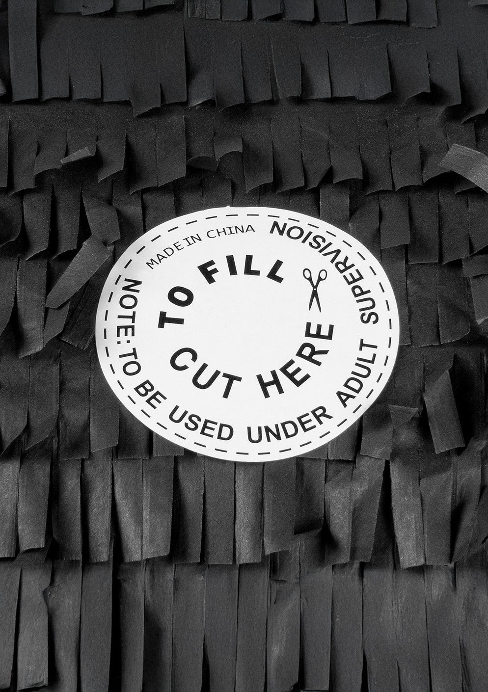 Srebrna holografska pinjata, številka 0, 40 x 28 x 8 cm za zabavo