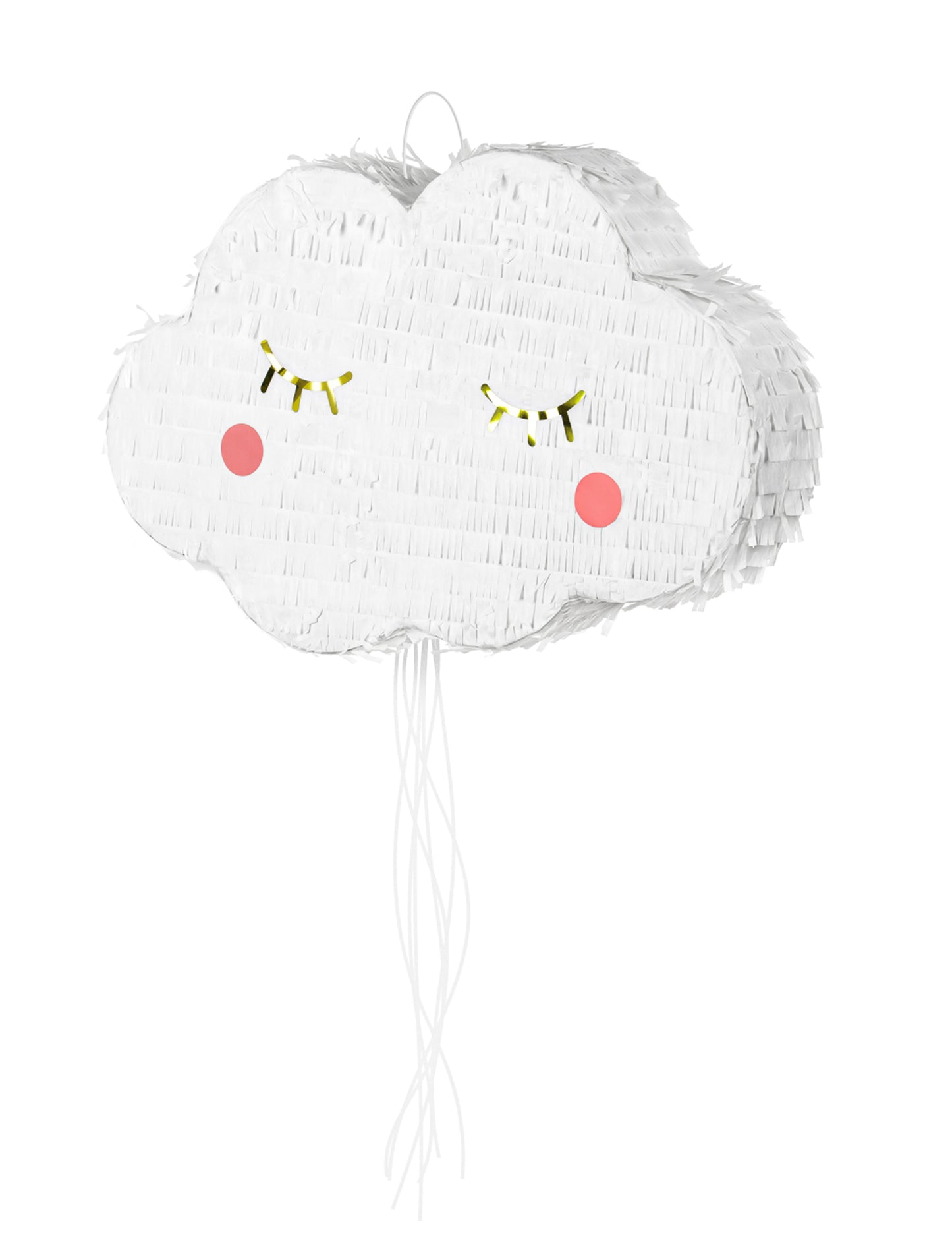 Pinjata Beli oblak z vrvicami, 50 x 32 cm