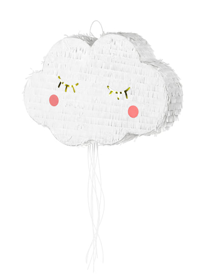 Pinjata Beli oblak z vrvicami, 50 x 32 cm