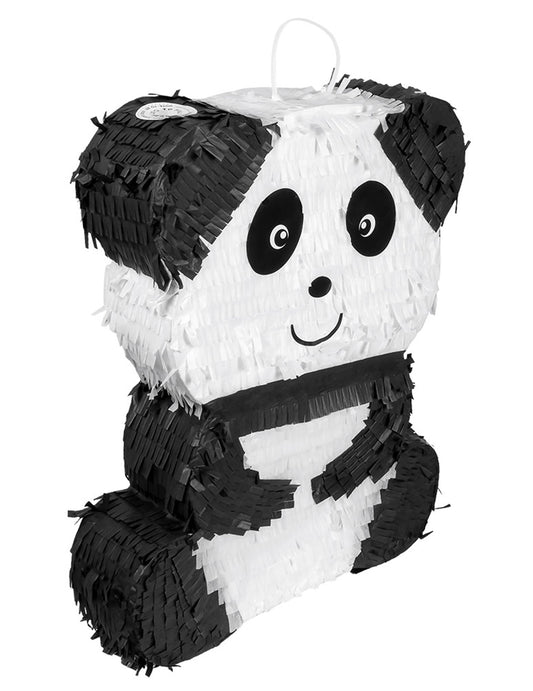Piñata panda pour anniversaire noir et blanc