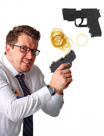 Pistolet à bande élastique 17 cm
