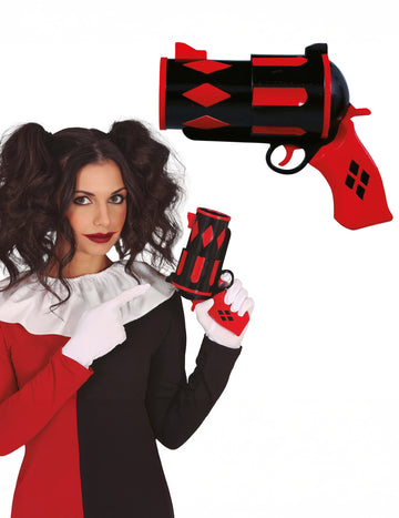Rdeča in črna pištola Harlequin