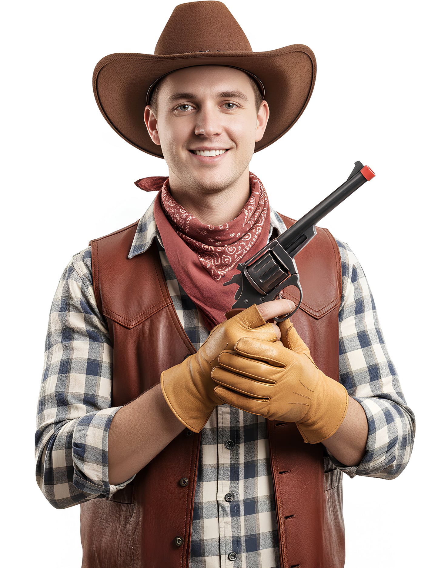 Kovinska kavbojska pištola 19 cm