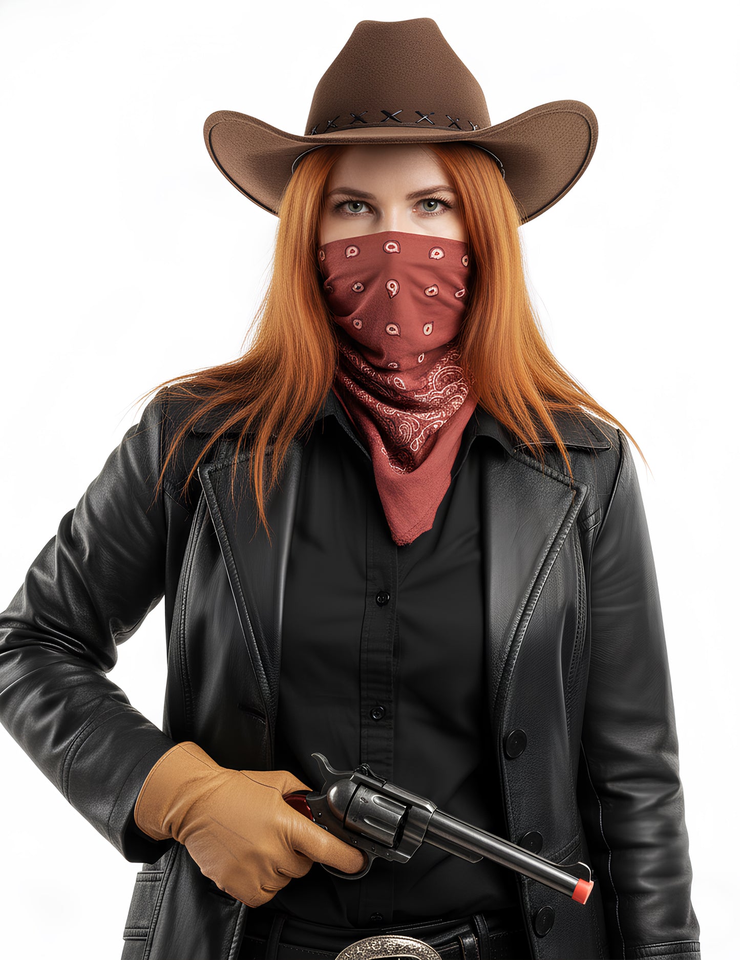 Kovinska kavbojska pištola 19 cm