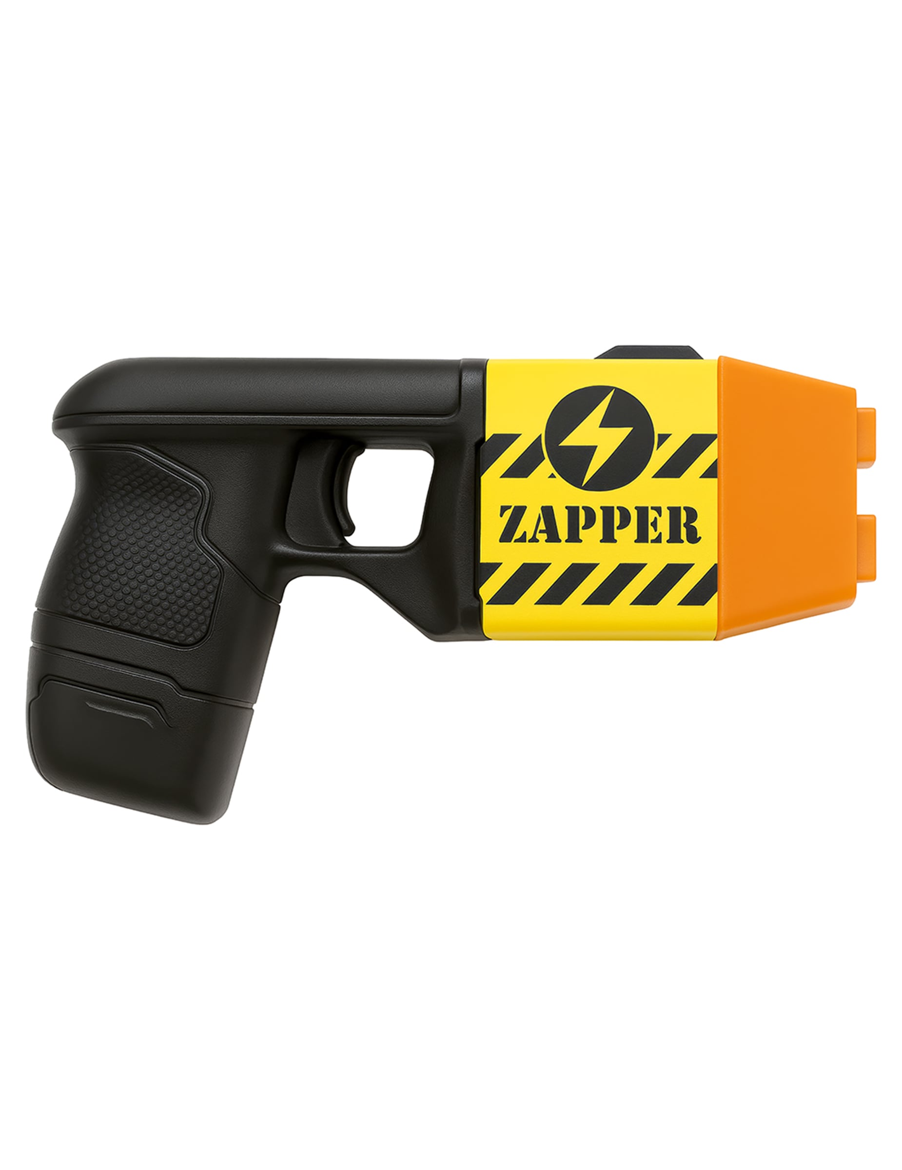 Vue de profil du pistolet taser de policier