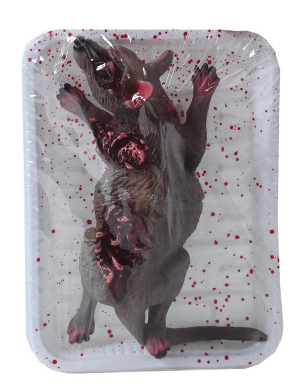 Podgana v paketku za halloween za odrasli, siva in krvava
