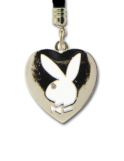 Bijou de téléphone Playboy pour adulte argenté