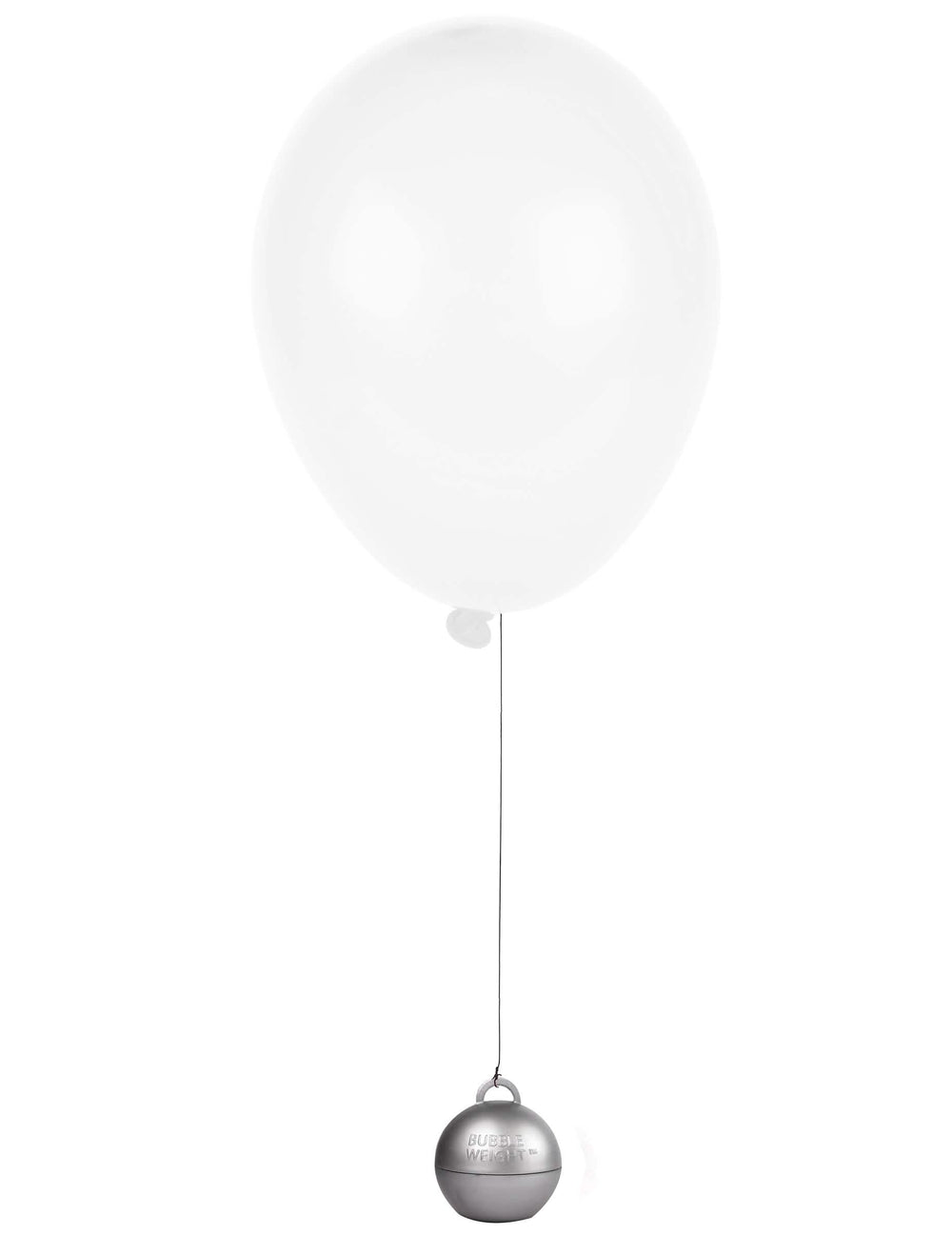 Teža za balon z helijem za zabavo srebrna
