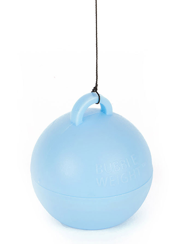 Modra utež za helijeve balone 35 g za praznično dekoracijo 