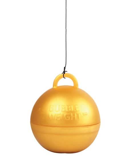 Teža za helijev balon zlata barve