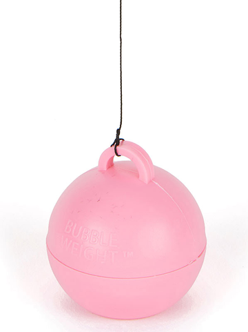 Rožnata utež za balone s helijem 35 g za dekoracijo 