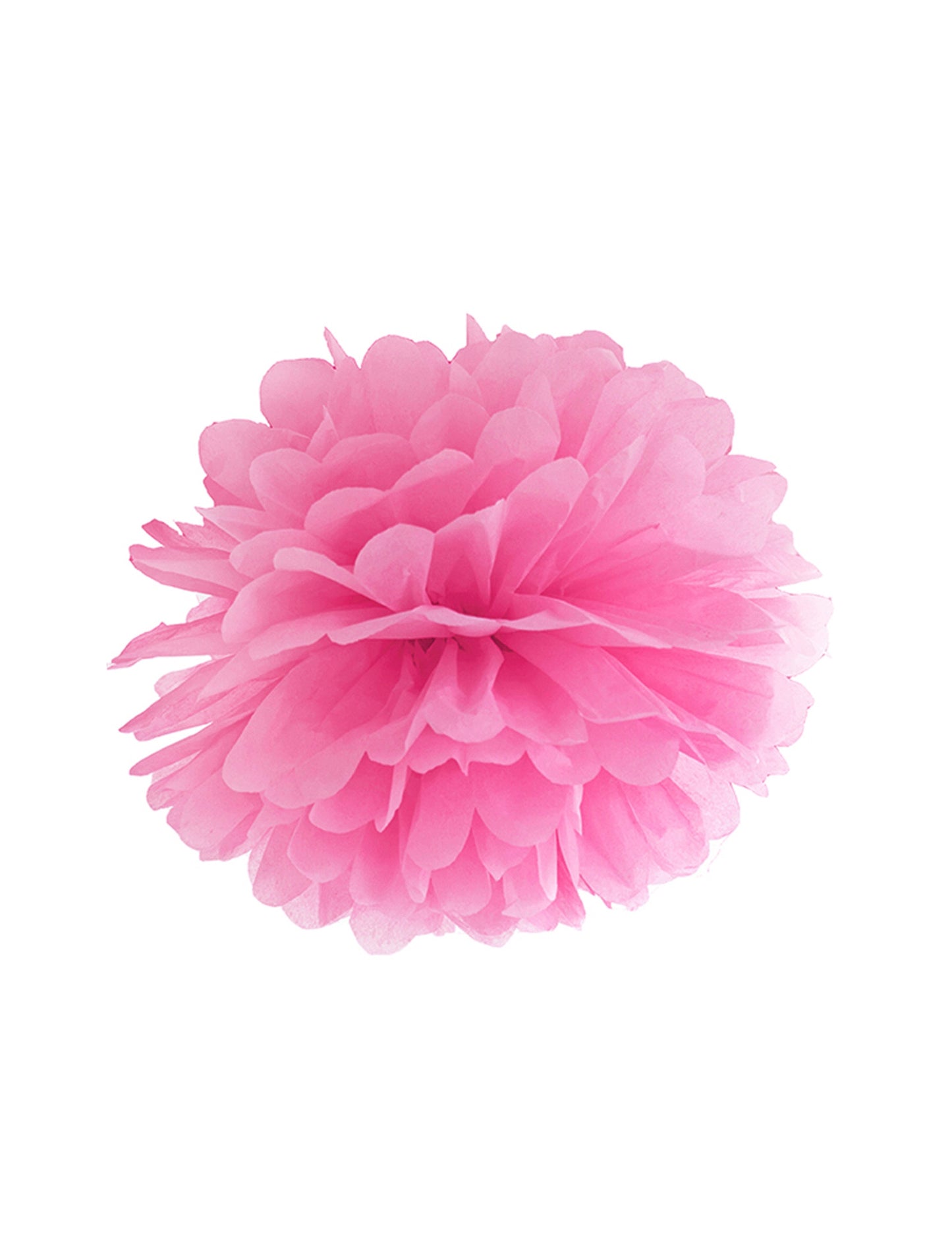 Pompon za obešanje v papirju Fuchsia 25 cm