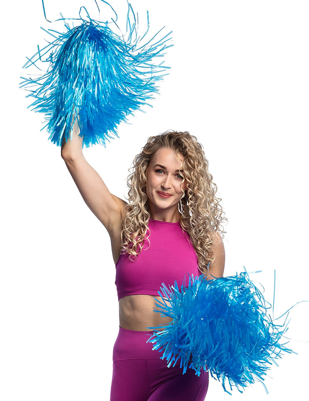 Pompoms portés du pompon de pom-pom girl pour supporter