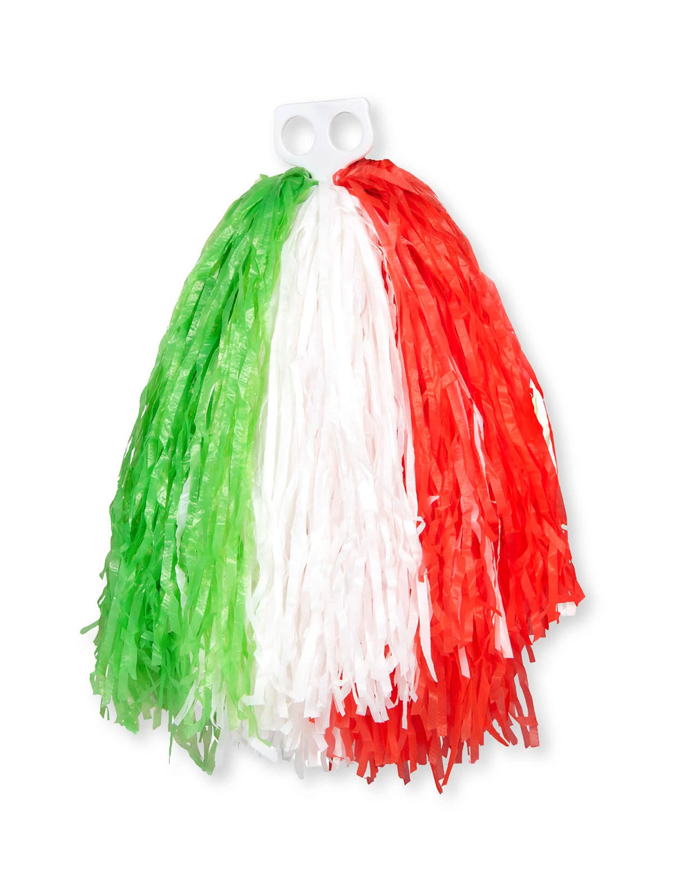 Pompon navijač italija za odrasli zelena bela rdeča