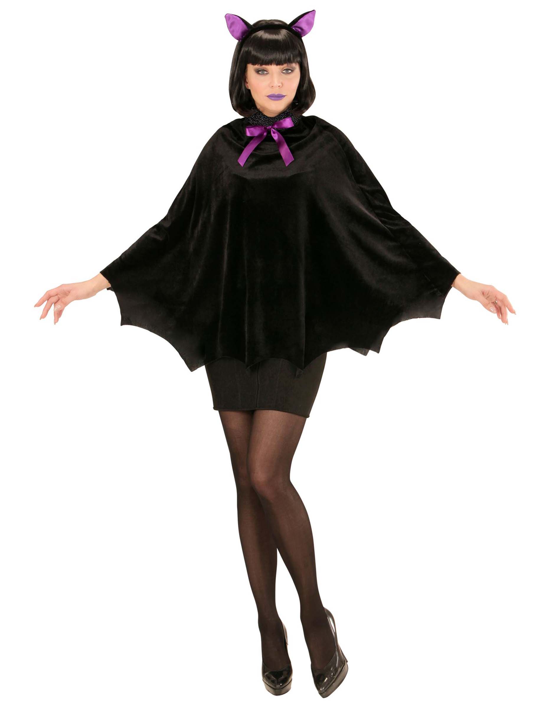 Vue d'ensemble du poncho chauve souris