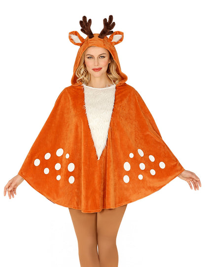 pončo za odrasle severne jelene