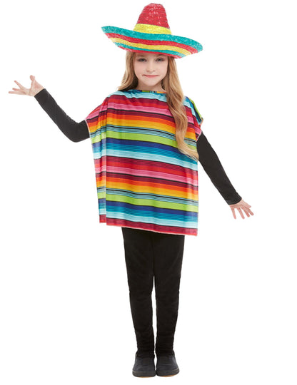 Mehiški otrok Poncho in Sombrero