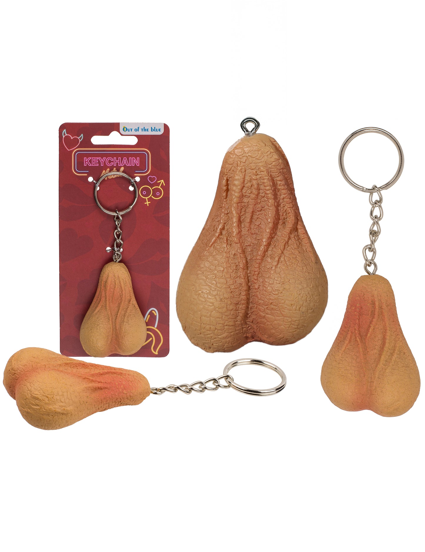 Obesek za ključe z porednim testisom