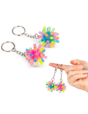 Svetleči obesek za ključe z bodicami