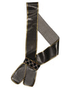 Porte épée de pirate pour adulte noir et doré avec motifs têtes de mort