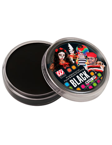 25g črna profesionalna lončka za ličila