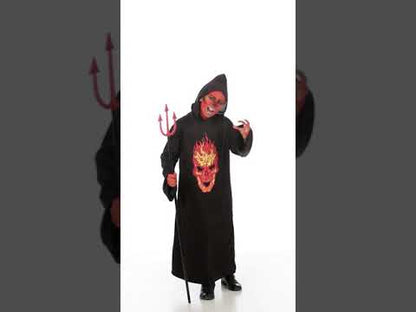 Déguisement diable faucheuse de l'enfer enfant