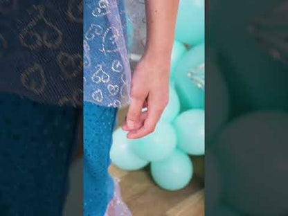 Deklica sirena kostum