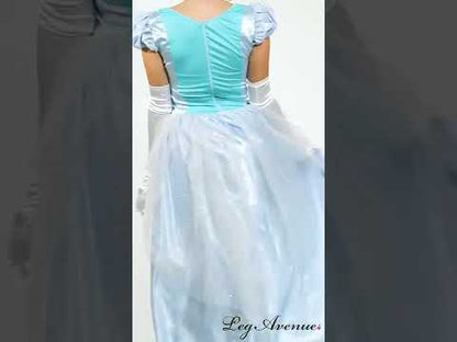 Princess kostume modra obleka ženska