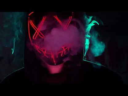 LED LED maska ​​za odrasle Fuchsia