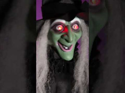 Svetlobna in smiselna animirana dekoracija čarovnic Halloween