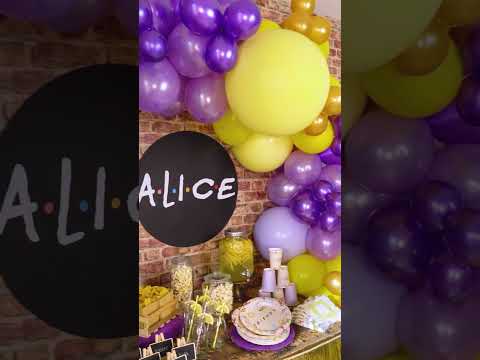12 Ballons métallisés violets 28 cm