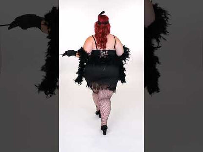 Veliki pas preobleke ženskega Charlestona