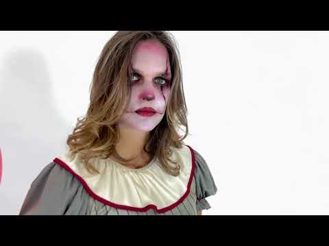 Déguisement clown psycho femme
