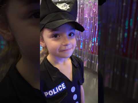 Déguisement policière robe noire fille