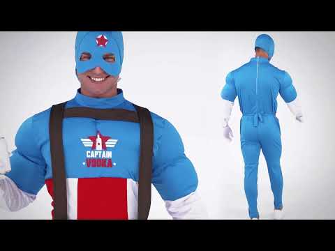 Déguisement humoristique Captain Vodka adulte