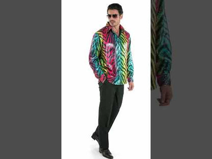 Moška majica z mavrico