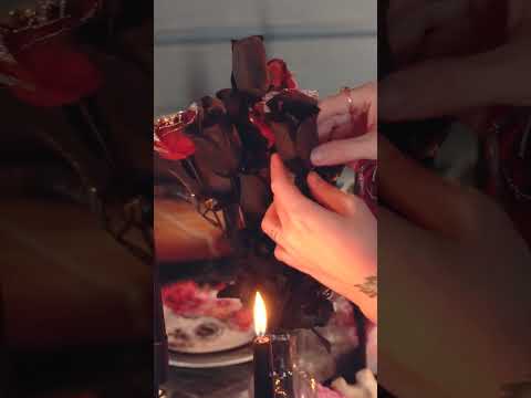 Bouquet roses noires