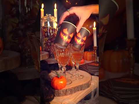 10 Gobelets en carton citrouille terrifiante 21 cl