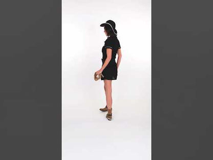 Déguisement cow girl femme robe noire