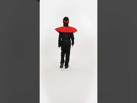Déguisement ninja dragon rouge garçon