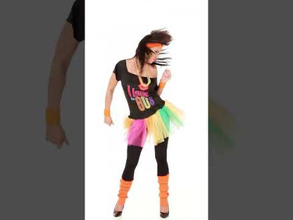 Fluorescentni rumeni uhani odrasli