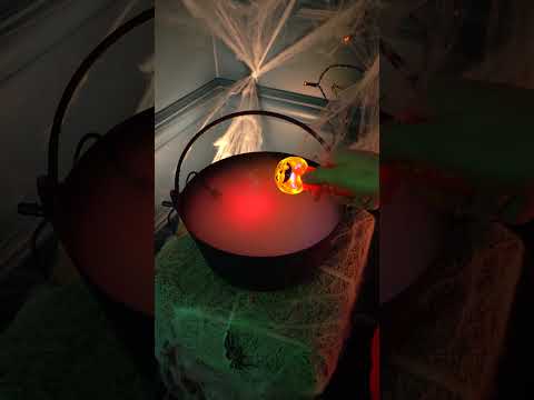 Torche spinner lumineux citrouille 12x5 cm