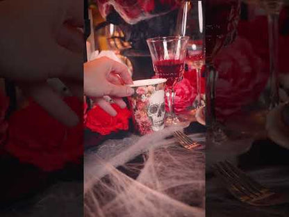 10 kartonskih skodelic cvetno okostje 21 Cl